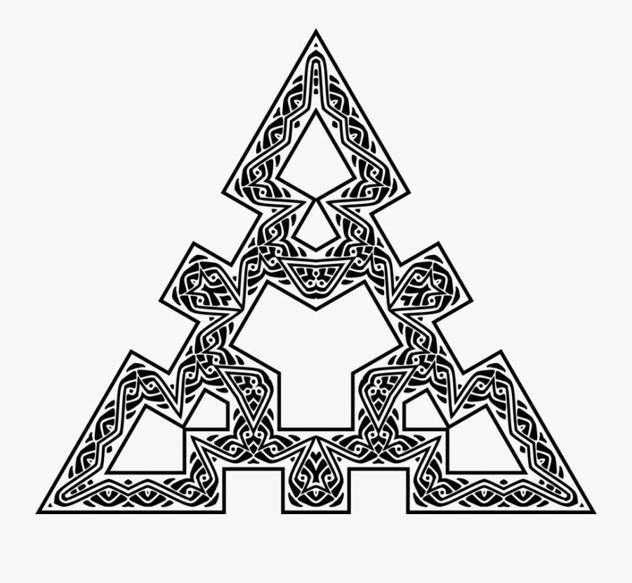 Triangular Ornament - Triangle Ornament, Transparent Clipart