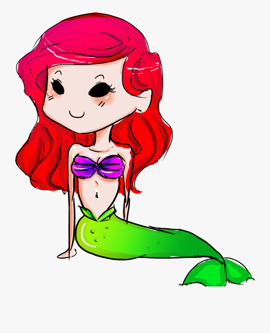 Chibi Ariel Chibi Series Emilypeaches Jpg Tumblr Transparent - Cartoon, Transparent Clipart