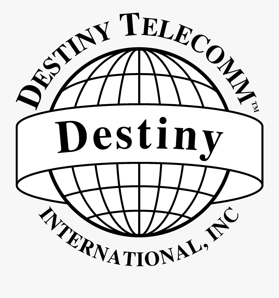 Destiny Telecomm Logo Black And White - Bureau Of Assessment Services, Transparent Clipart
