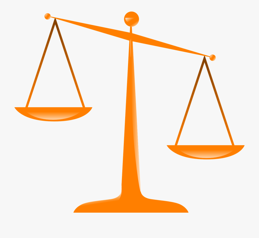 Scales Of Justice Clip Art, Transparent Clipart