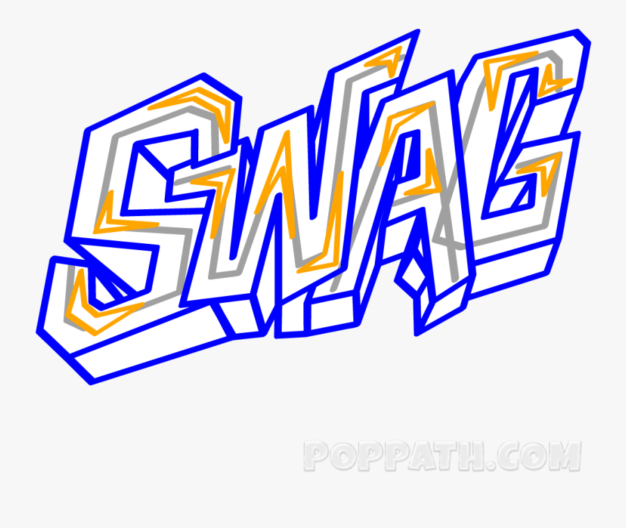 Clip Art Word Art Swag Pop - Swag Graffiti Drawing, Transparent Clipart