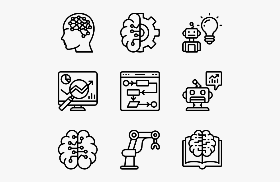 Artificial Intelligence - Work Icon, Transparent Clipart