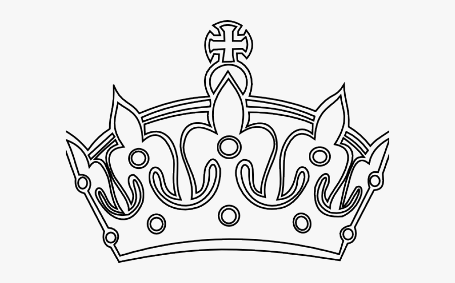 Drawn Crown Transparent Background - Transparent Background White Crown Png, Transparent Clipart