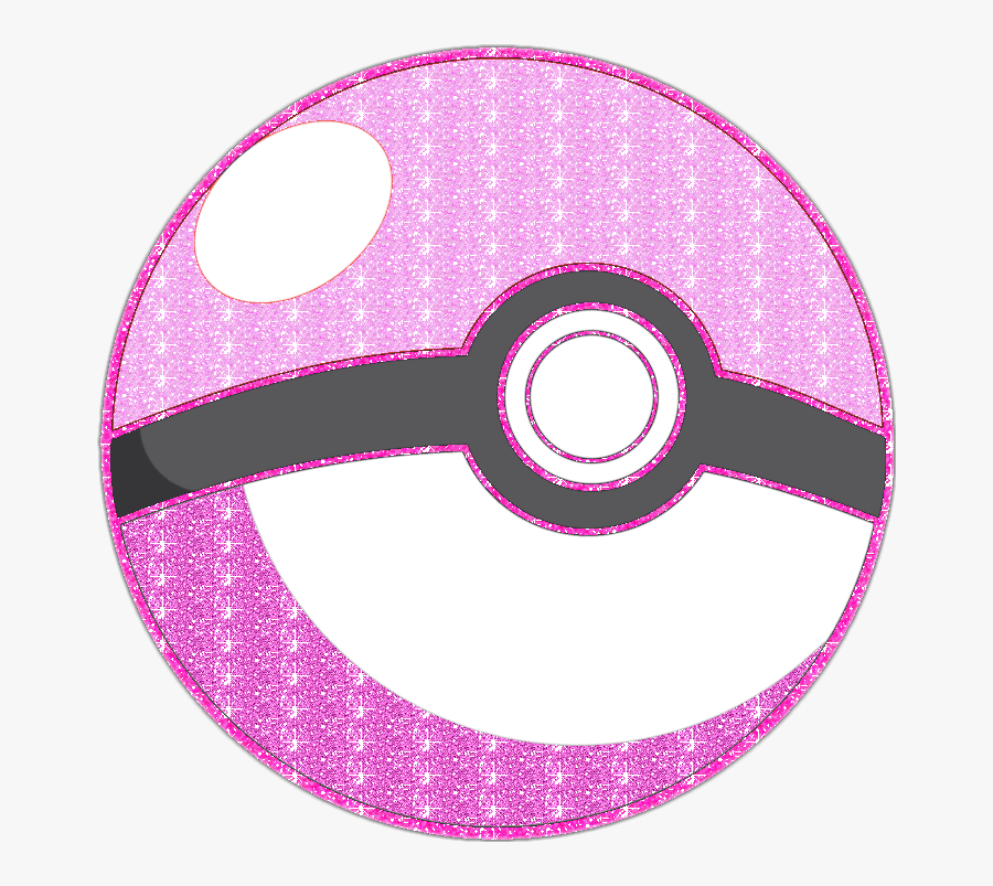 Pink Freetoedit Pokebola - Pink Pokeball, Transparent Clipart