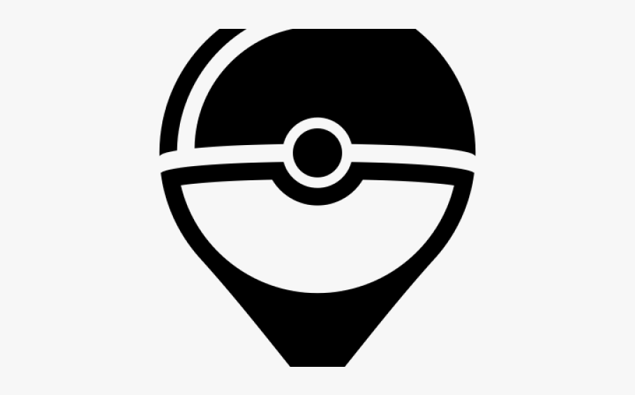 White Pokeball Clear Background, Transparent Clipart