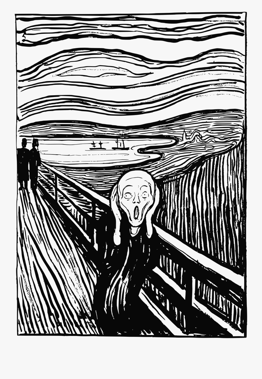 Clip Art Image Result For Vector - Edvard Munch Love And Angst At The British Museum, Transparent Clipart