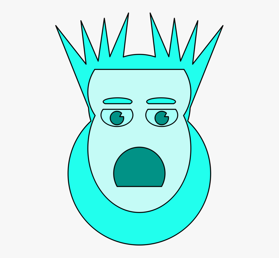 Line Art,head,leaf - Cartoon, Transparent Clipart