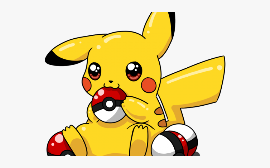 pikachu sitting on a pokeball