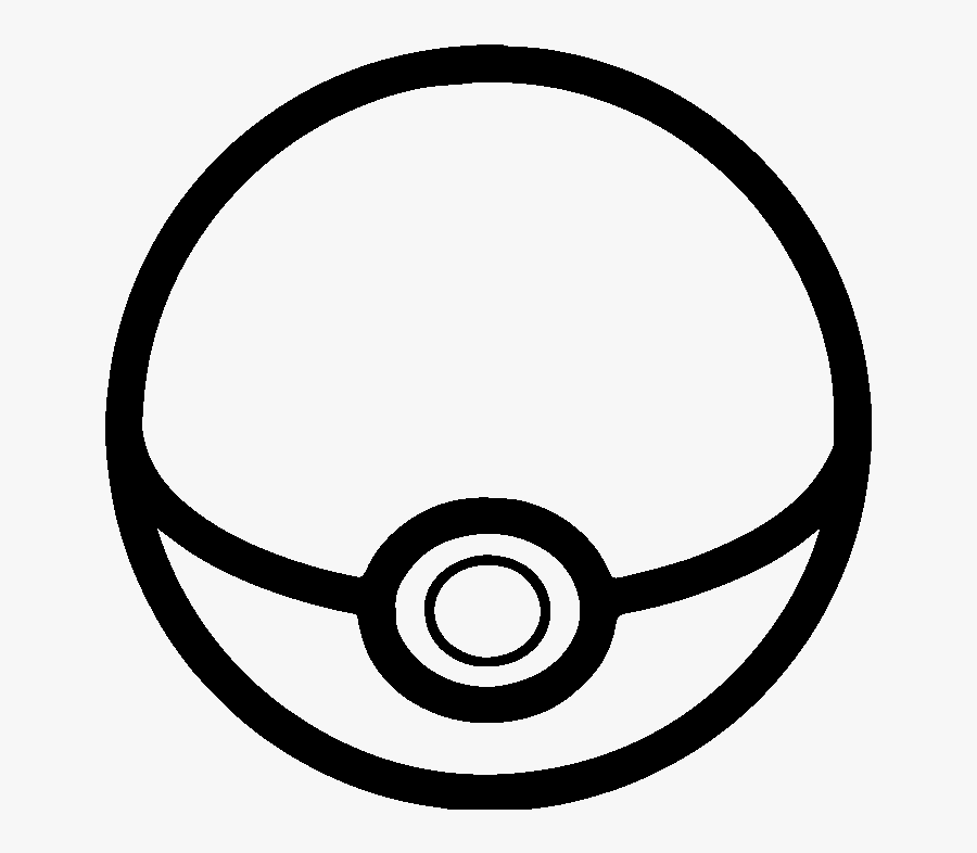 Transparent Pokeball Clipart Pokeball Black And White , Free
