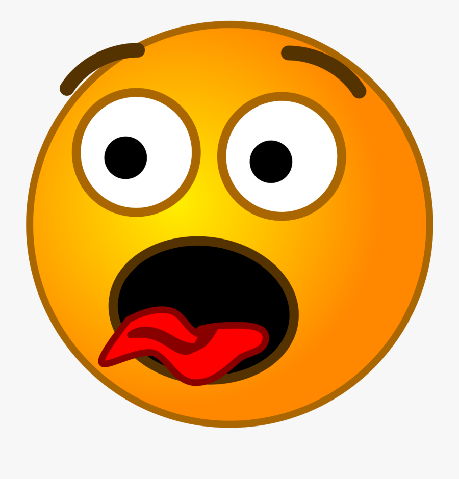 Hd File Smirc Svg - Emoticon Scream, Transparent Clipart