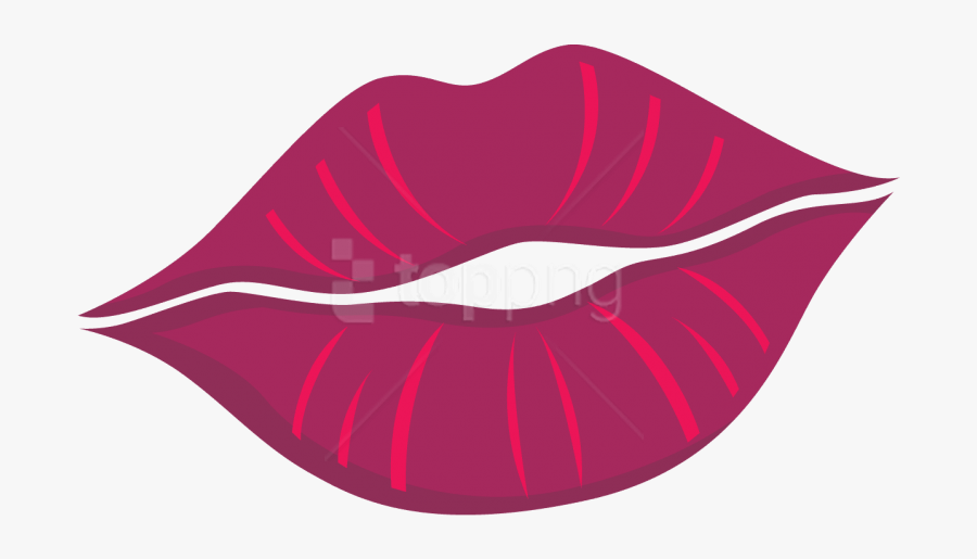 Download Cartoon Lips Purple Clipart Png Photo - Lips, Transparent Clipart