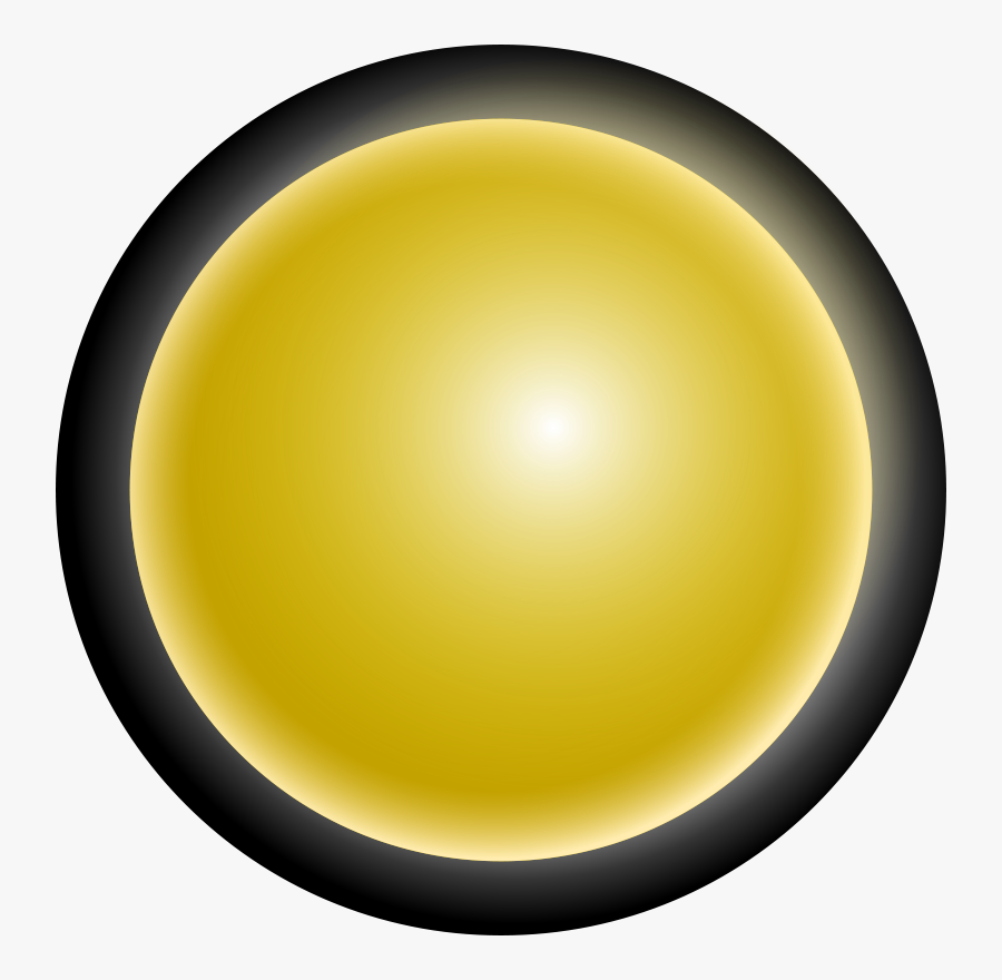 Sphere,circle,computer Wallpaper - Clip Art Yellow Traffic Light, Transparent Clipart
