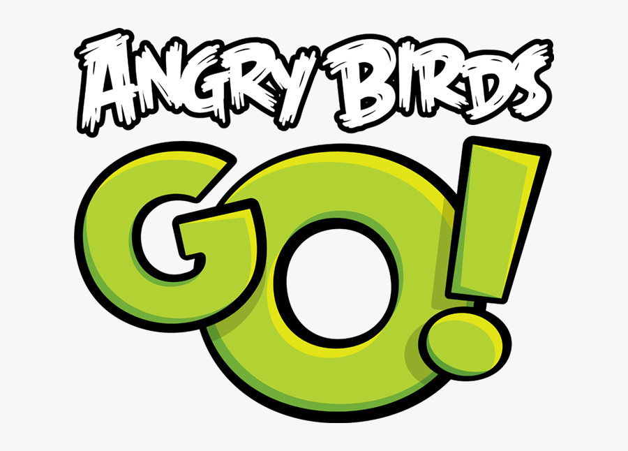 Go Png Clipart - Angry Birds Go Title, Transparent Clipart