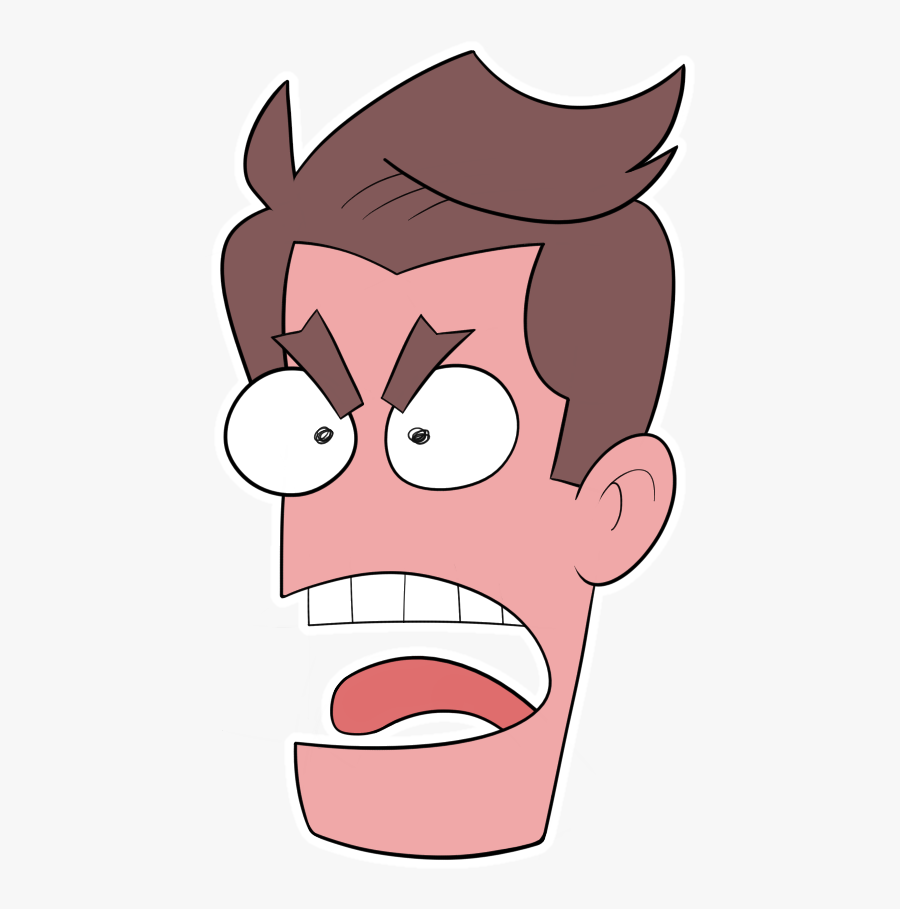 Transparent Scream Png - Cartoon, Transparent Clipart