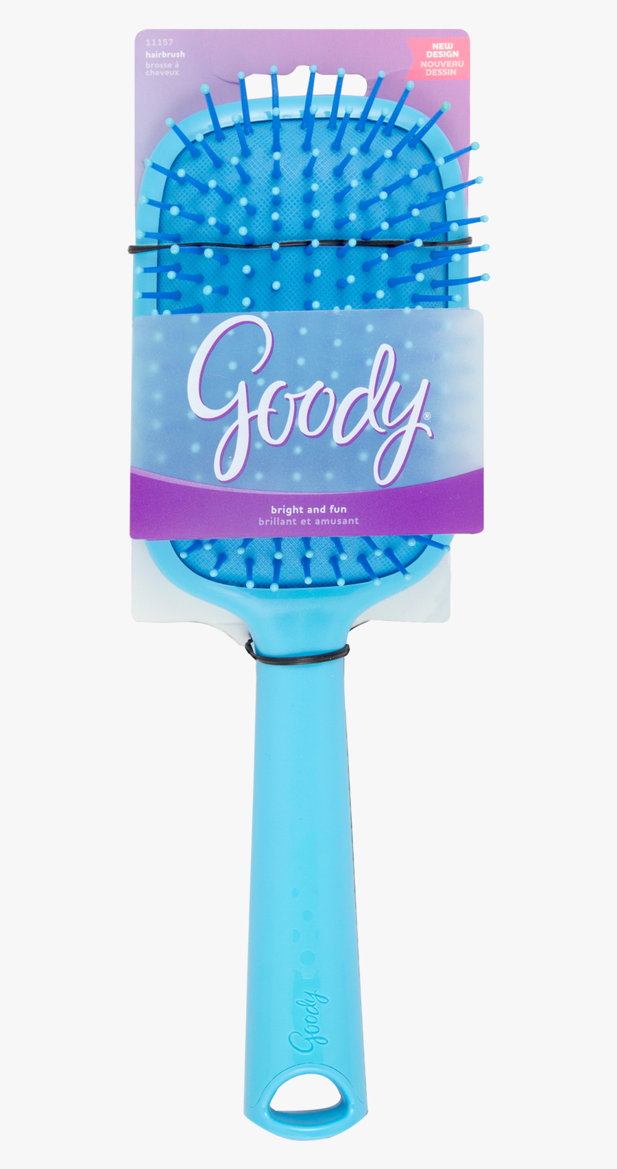 Goody Bright Boost Paddle Hair Brush, Assorted Colors, - Poster, Transparent Clipart