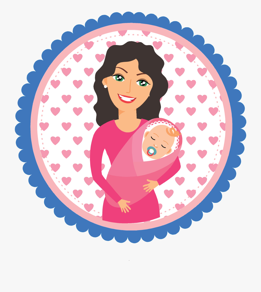 For Her Clipart - Mom And Baby Png, Transparent Clipart