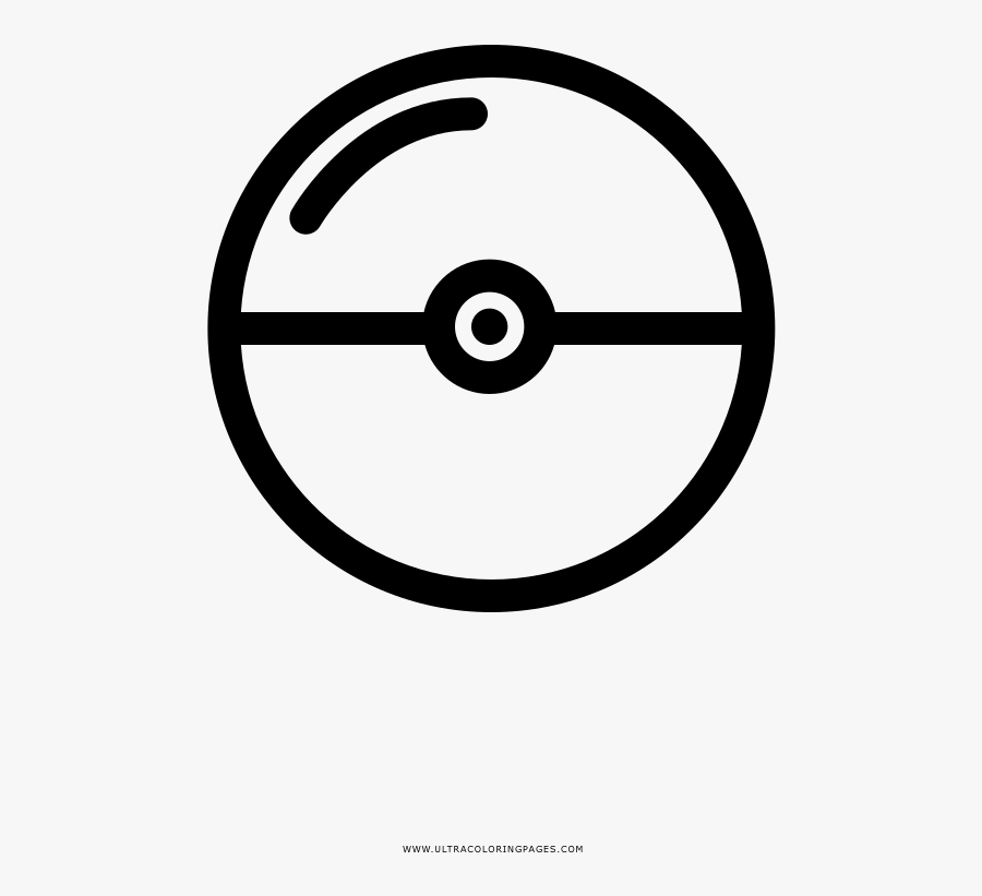 Pokeball Coloring Page - Concentration Icon Png, Transparent Clipart