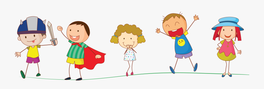 Brainstorm Clipart Kids - Children Header, Transparent Clipart