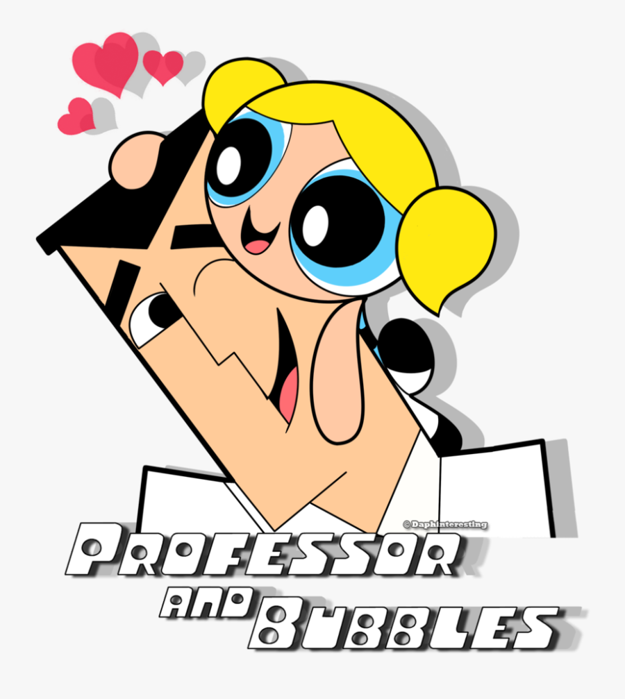 Professor And Bubbles Powerpuff Girls, Not Found, Professor, - Powerpuff Girls Professor And Bubbles, Transparent Clipart