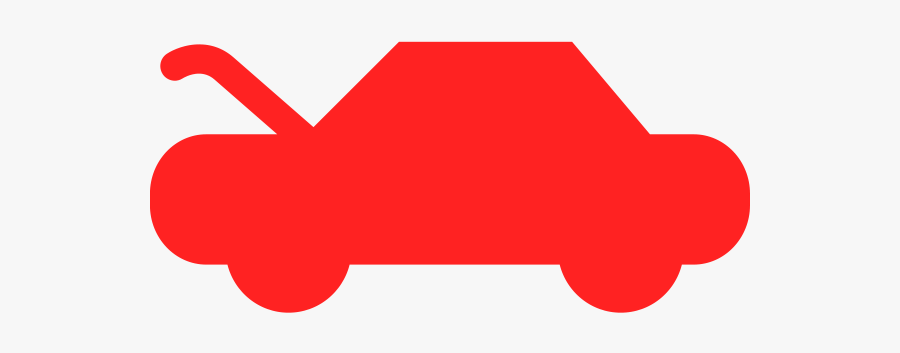 Dash Warning Lights Amber - Car Symbol Red, Transparent Clipart
