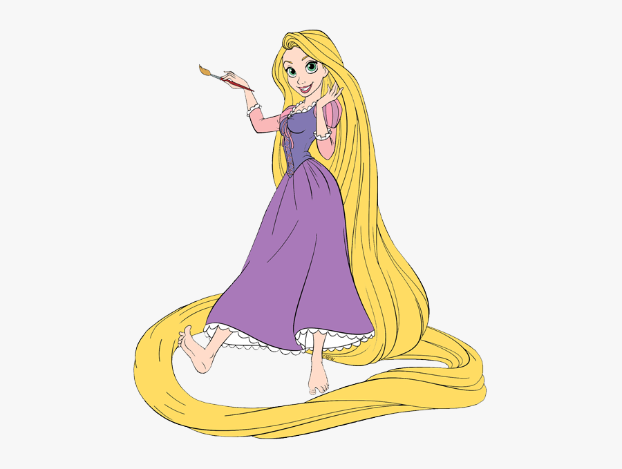 Rapunzel Painting Clipart, Transparent Clipart