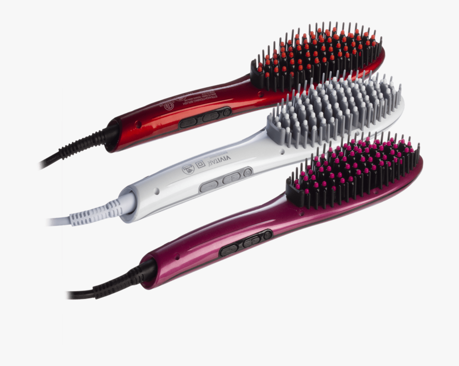 Transparent Hairbrush Clipart - Makeup Brushes, Transparent Clipart