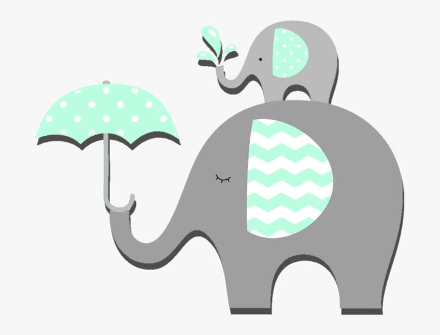 Elephant Clipart Baby - Baby Shower Elephant Yellow, Transparent Clipart