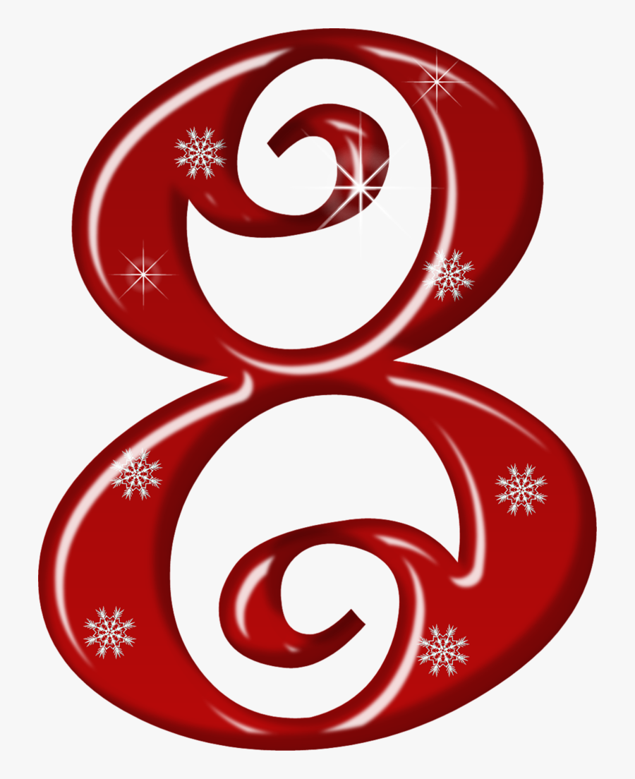 Number - Christmas Numbers Cliparts, Transparent Clipart