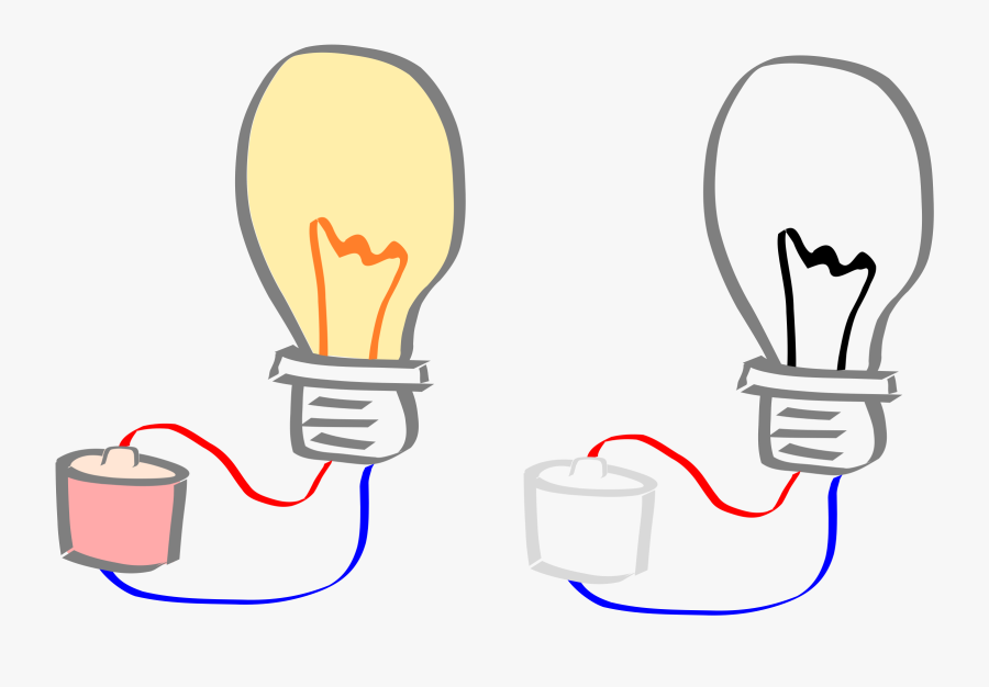 Go Clipart Light - Turning On A Light Bulb Clip Art, Transparent Clipart