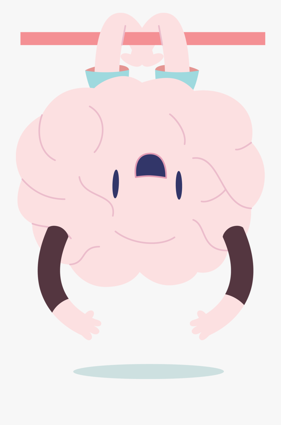 Brain Clipart Fictional Character - Illustration, Transparent Clipart