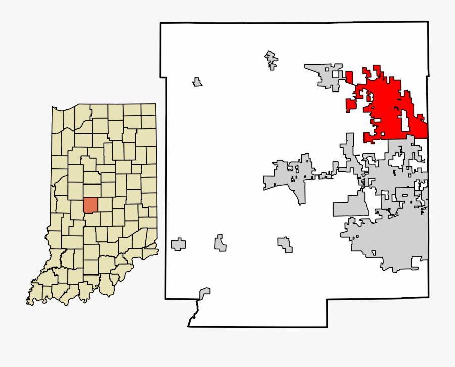 Transparent Indiana Clipart - County Indiana, Transparent Clipart