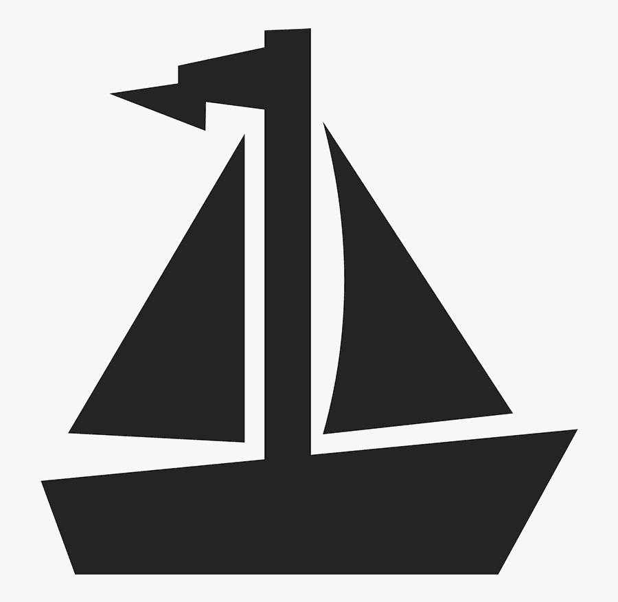 Purple Clipart Sailboat - Sail, Transparent Clipart