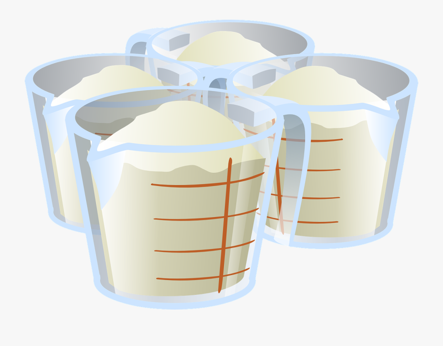 Flour Clipart Azucar - Cup Of Flour Png, Transparent Clipart