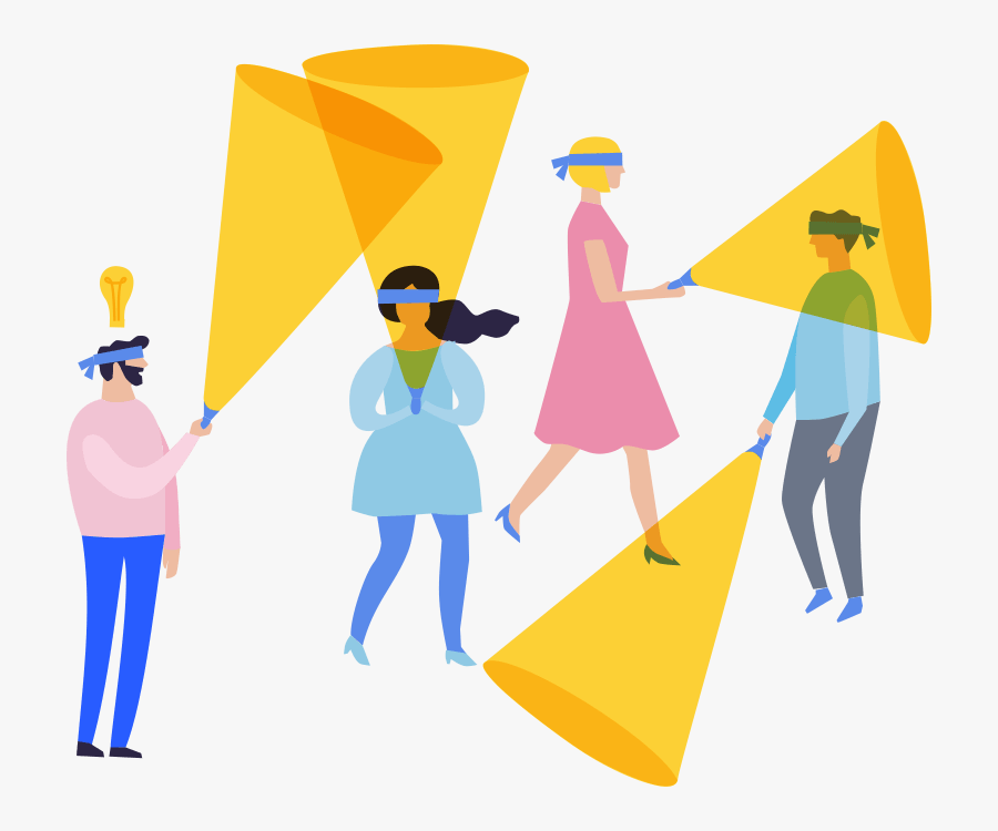 Online Brainstorming Barriers, Transparent Clipart