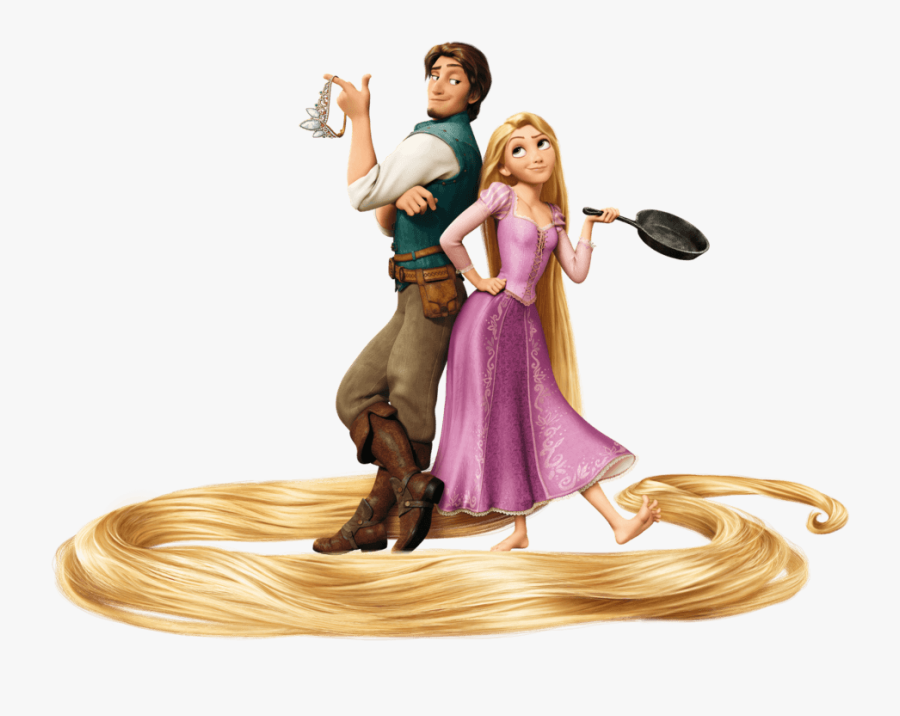 Rapunzel Clipart Flynn - Rapunzel En Flynn, Transparent Clipart