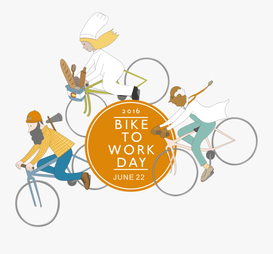 Transparent Teaspoon Clipart - Bike To Work Day Png, Transparent Clipart