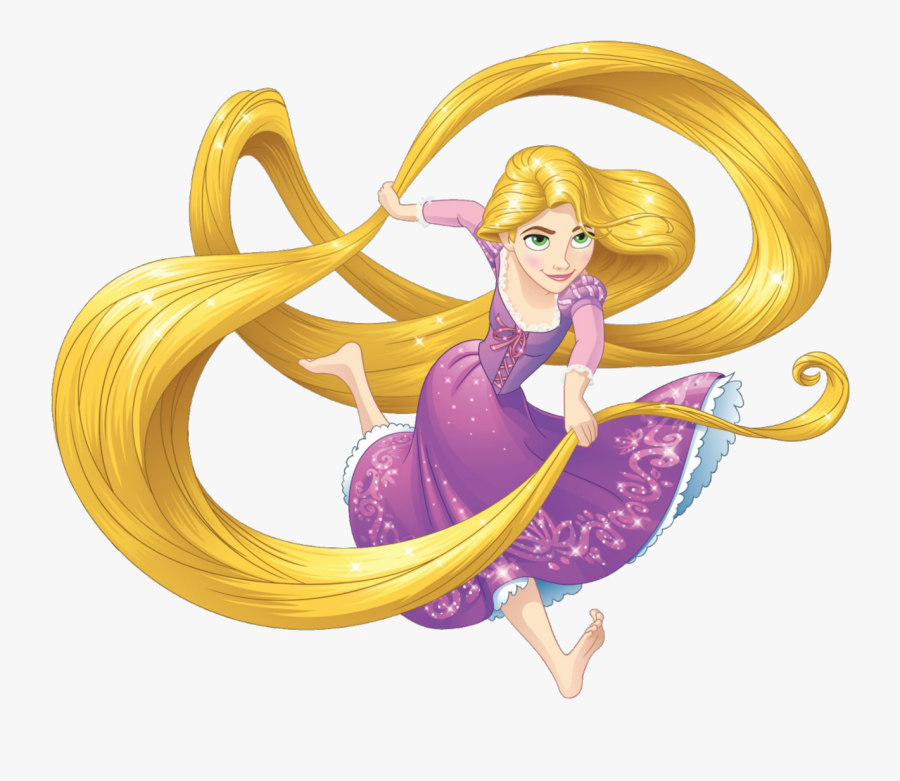 Transparent Tangled Hair Clipart - 2 Compleanno Principesse Disney, Transparent Clipart