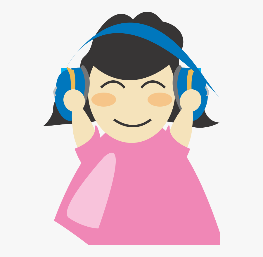 Free Clipart - Listening To Headphones Clipart, Transparent Clipart