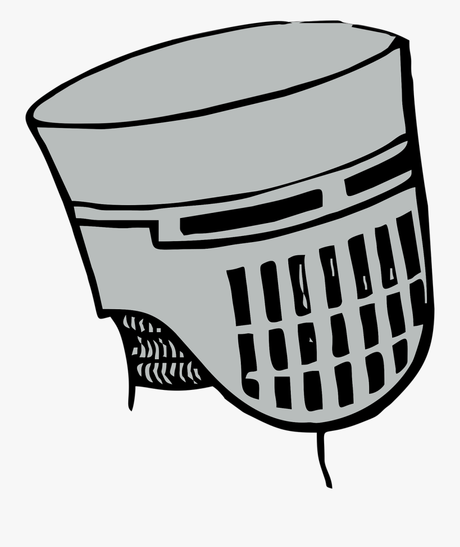 Helmet Medieval Military Knight Warrior Honor - Knights Helmet Cartoon Png, Transparent Clipart