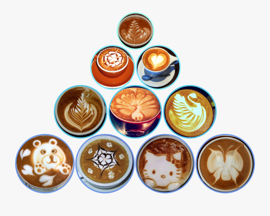 Transparent Espresso Clipart - Coffee Latte Art Png, Transparent Clipart