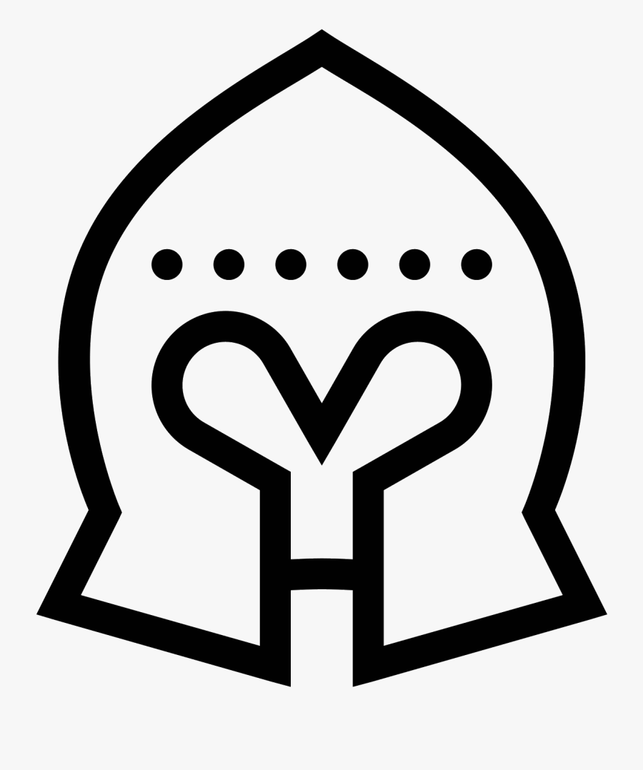 Spartan Helmet Icon - Blindado Icone, Transparent Clipart