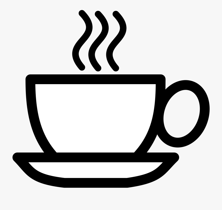 Cup Of Coffee Simple Drawing, Transparent Clipart