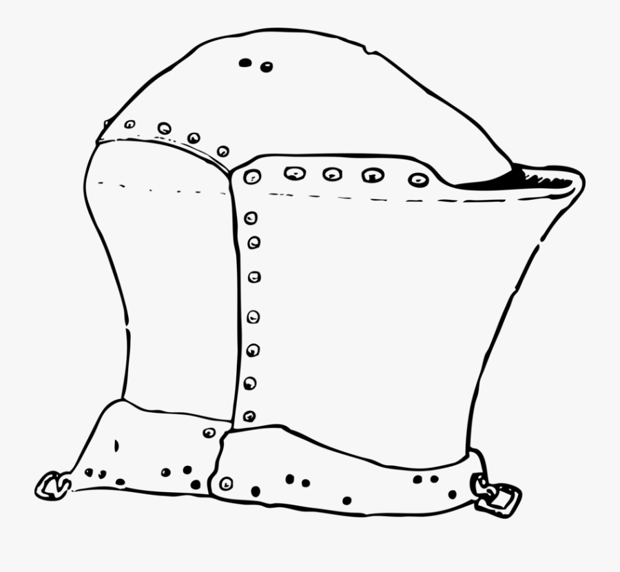 Monochrome Photography,head,shoe - Dessin Casque Chevalier À Colorier, Transparent Clipart