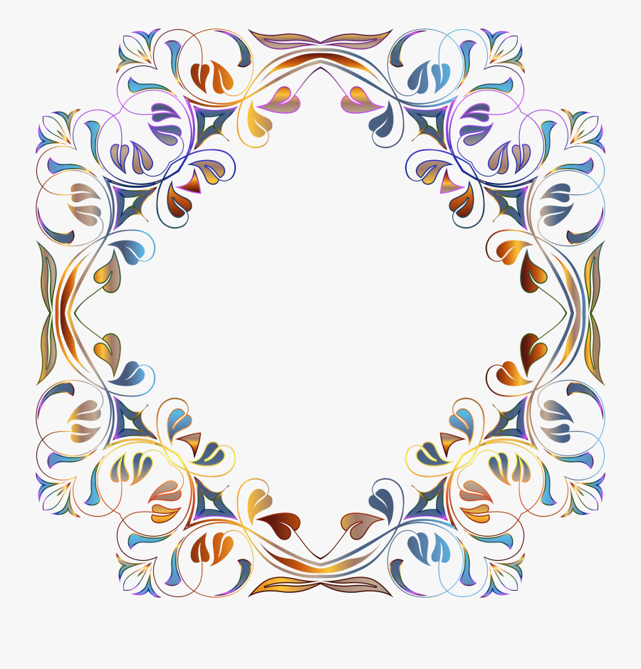 Transparent Flour Clipart - Elegant Wedding Frame Png, Transparent Clipart