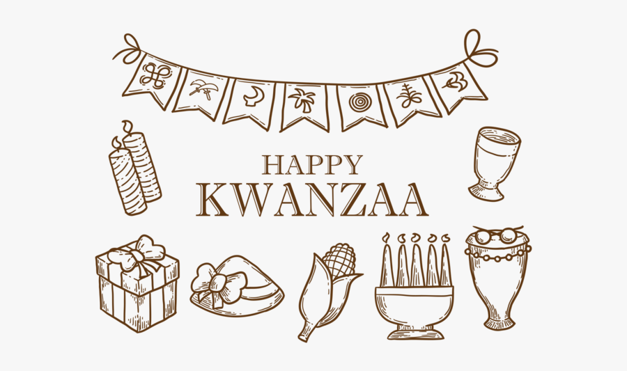 Hand Drawn Kwanzaa Icons Vector , Free Transparent Clipart ClipartKey