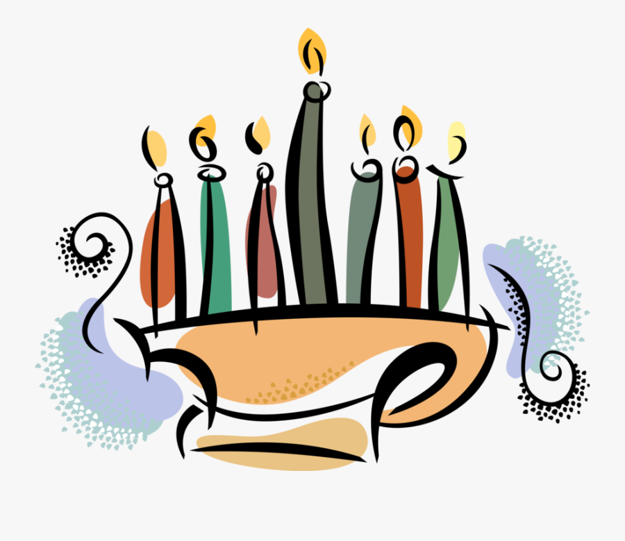 Picture Freeuse Library Candle Holder Of Vector - Kwanza Icons Transparent Background, Transparent Clipart