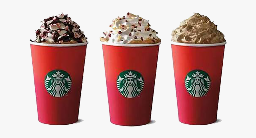Coffee Cup Espresso Latte Starbucks Christmas Red - Starbucks Red Cup Transparent, Transparent Clipart