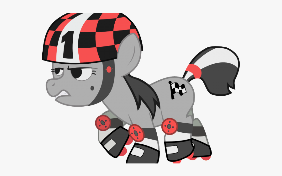 Cartoon Team Roller Derby, Transparent Clipart