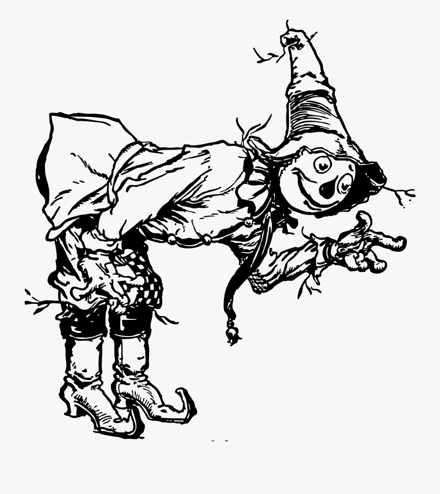 Collection Of Scarecrow - Wizard Of Oz Book Scarecrow, Transparent Clipart