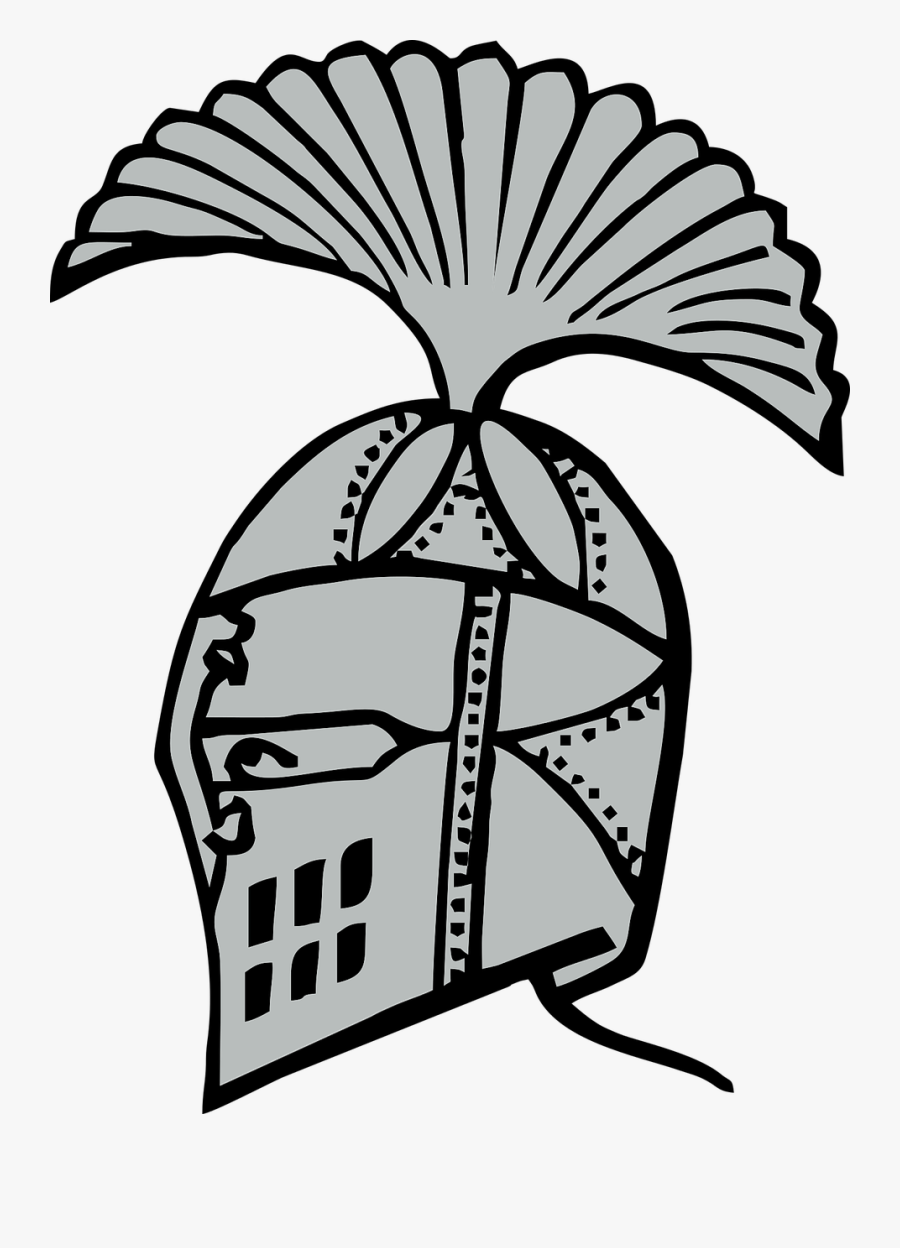 Clipart Freeuse Stock Military Knight Warrior Free - Capacete De Cavaleiro Png, Transparent Clipart